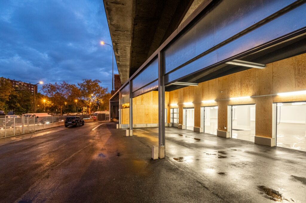 Photographie d'un entrepôt de logistique urbaine Sogaris Pantin P3