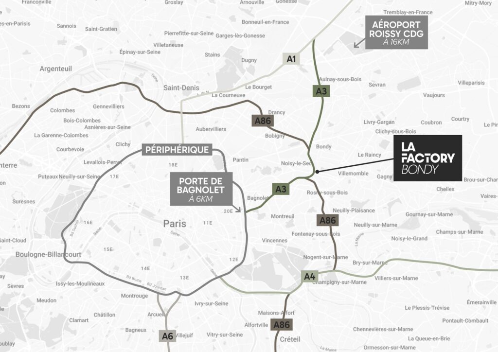 Plan de localisation d'un projet immobilier